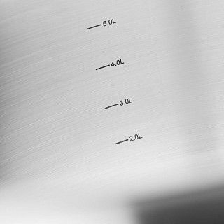 Кастрюля CASSIA 24x14 см / 6,3л со стеклянной крышкой (нерж.сталь)