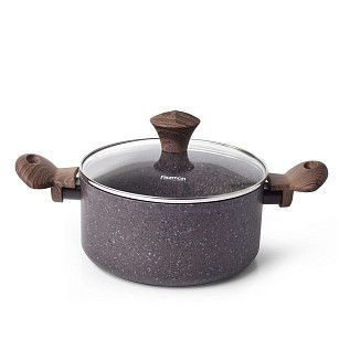 Кастрюля MAGIC BROWN 20x9,8 см / 2,7 л с крышкой (алюминий)
