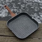 Квадратная сковорода-гриль DAKJJIM 28x4,5 см (алюминий)