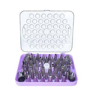 Набор из 52 насадок на кондитерский мешок (нерж. сталь)