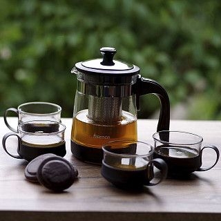 Чайный набор 5пр.(чашки 150мл / 4шт; чайник - 850мл)