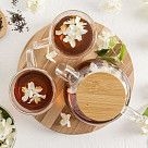 Заварочный чайник 800 мл со стальным фильтром (жаропрочное стекло)