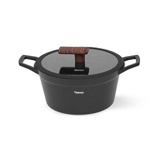 Кастрюля FILOMENA 24x12см / 3,9л со стеклянной крышкой (алюминий)