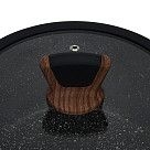 Кастрюля DIAMOND 20x10см / 2,6л со стеклянной крышкой (алюминий)