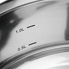 Кастрюля IRON ELEGANCE 16х10 см / 1,85 л со стеклянной крышкой (нер