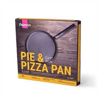 Форма для выпечки пирога и пиццы 32см со съемной ручкой (чугун)