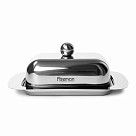 Маслёнка со стальной крышкой 18х12х7 см (нерж.сталь)