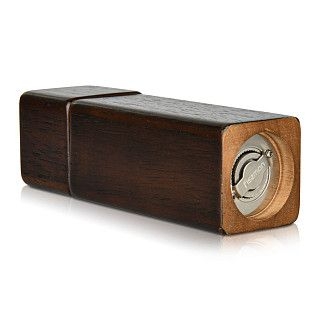 Мельница для перца квадратная 16,5x5см (деревянный корпус, нерж.ста
