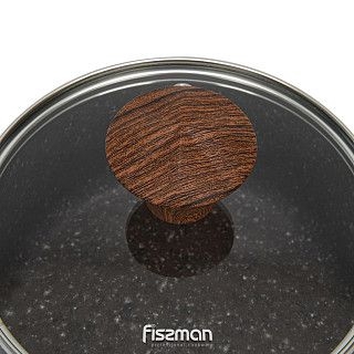 Кастрюля MAGIC BROWN 20x9,8 см / 2,7 л с крышкой (алюминий)