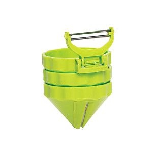 Набор из 3 овощерезок в форме конуса (нерж. сталь)