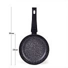 Сковорода FIORE 20x4,5см со съемной ручкой (алюминий)