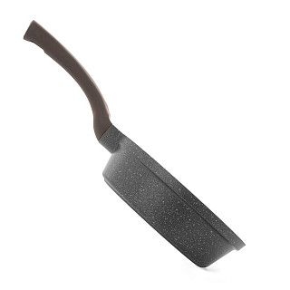 Сковорода для жарки UNIQUE PRO 24x6,4см со стеклянной крышкой (алю