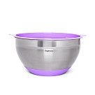 Миска 24x13,5 см / 4,5 л с крышкой (нерж. сталь)