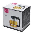 Заварочный чайник стеклянный 2л со стальным фильтром