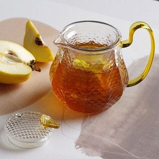 Стеклянный чайник со стеклянным фильтром 600мл