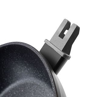 Cковорода для жарки CAPELLA 28x5,5см со съемной ручкой и стеклянно