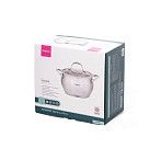 Кастрюля CASSIA 24x14 см / 6,3л со стеклянной крышкой (нерж.сталь)