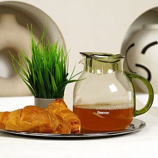 Кувшин стеклянный для горячих и холодных напитков 1,5л