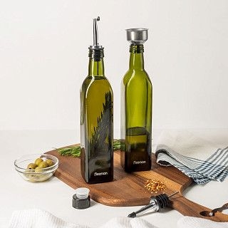 Набор стеклянных бутылок для масла и уксуса 2х500мл 6416