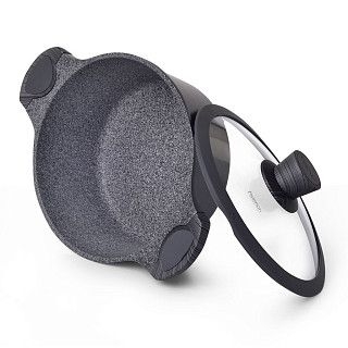 Кастрюля PRESTIGE 20x9,5 см / 2.4 л с крышкой (алюминий)