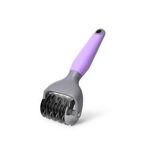 Роллер для фигурной нарезки теста 5 см (нерж. сталь)