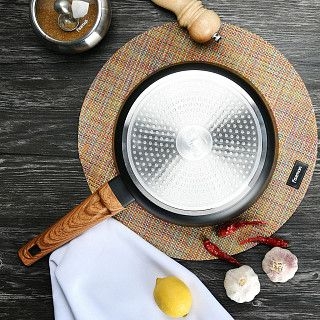 Глубокая cковорода VEGA 28x8см (алюминий)