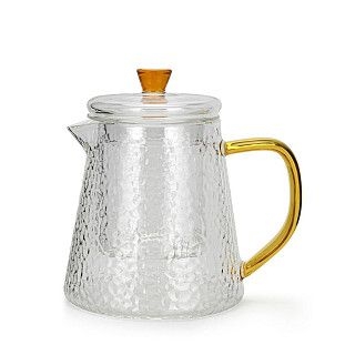 Стеклянный чайник со стеклянным фильтром 600мл