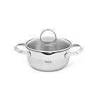 Кастрюля CALLISTO 18x8.5 см / 1,9 л с крышкой (нерж. сталь)