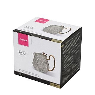 Стеклянный чайник со стеклянным фильтром 600мл