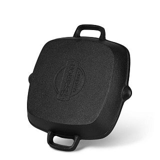 Сковорода-гриль 26x5,3см квадратная (чугун)