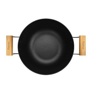 Кастрюля SEAGREEN 28x12см / 6л. со стеклянной крышкой (эмалированны