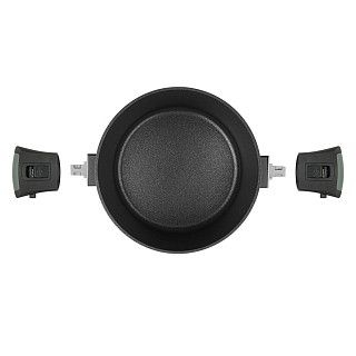 Кастрюля BRILLIANT 24x12см / 4,5л со съемными ручками (алюминий)