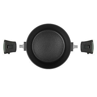 Кастрюля BRILLIANT 20x10см / 2,6л со съемными ручками (алюминий)