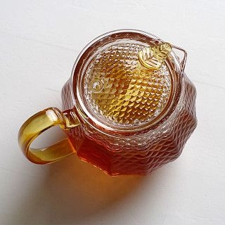 Стеклянный чайник со стеклянным фильтром 600мл