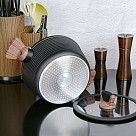 Кастрюля DIAMOND 20x10см / 2,6л со стеклянной крышкой (алюминий)