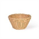 Плетеная корзинка круглая 19x10 см (пластик)