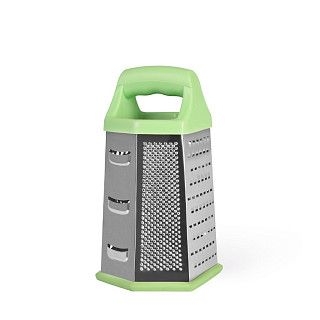 Терка шестисторонняя 24 см (нерж. сталь + пластик)