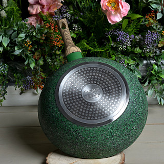 Сковорода-вок MALACHITE 24x7 см (алюминий)