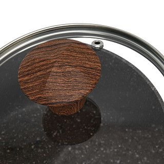 Кастрюля MAGIC BROWN 20x9,8 см / 2,7 л с крышкой (алюминий)