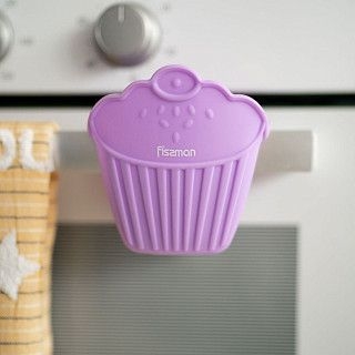 Прихватка силиконовая в форме кекса (силикон) (в промо-коробке)