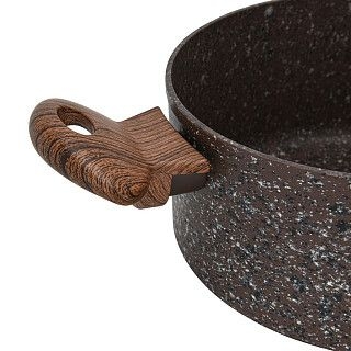 Кастрюля MAGIC BROWN 20x9,8 см / 2,7 л с крышкой (алюминий)