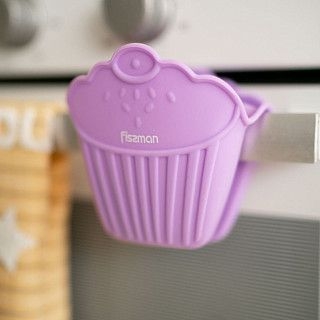 Прихватка силиконовая в форме кекса (силикон) (в промо-коробке)