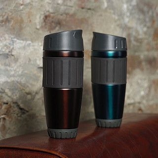 Термокружка 500 мл, цвет зеленый (нерж.сталь)