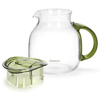 Кувшин стеклянный для горячих и холодных напитков 1,5л