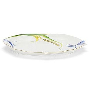 Блюдо DRAGON FLY 34,5х24,5х3,5см (фарфор)