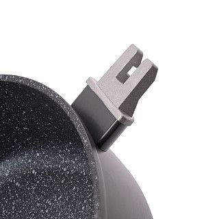 Глубокая cковорода CAPELLA 24x7,5см со съемной ручкой и стеклянной