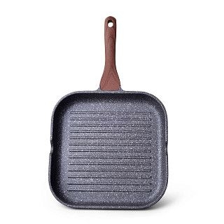 Квадратная сковорода-гриль DAKJJIM 28x4,5 см (алюминий)