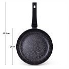 Сковорода FIORE 26x5,2см со съемной ручкой (алюминий)