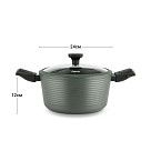 Кастрюля BRILLIANT 24x12см / 4,5л со съемными ручками (алюминий)