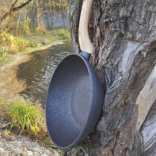 Сковорода-вок BLACK COSMIC 24x7 см (алюминий)